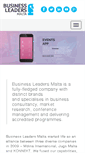 Mobile Screenshot of businessleadersmalta.com